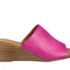 Klapki -161 061 3421 Bead 161699, Różowy, Skóra naturalna | Bayla Online