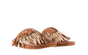 Klapki -163 17-192 Nr 1 Coconut Combi, Brąz, Skóra naturalna | Bayla Sale