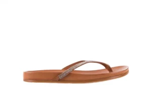 Klapki -163 17-189 Tan, Brąz, Skóra naturalna | Bayla Best