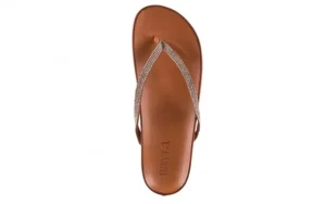 Klapki -163 17-189 Tan, Brąz, Skóra naturalna | Bayla Best