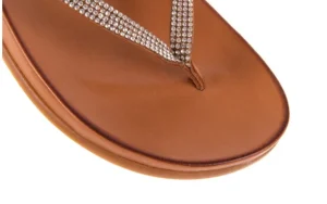 Klapki -163 17-189 Tan, Brąz, Skóra naturalna | Bayla Best