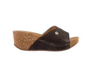 Klapki -099 0795 Włosy, Czarny, Skóra naturalna | Bayla New