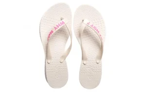 Klapki 291 344 Ivory-Pink, Beż, Guma | Dijean Fashion