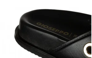 Klapki Hiles Black 602213, Czarny, Skóra naturalna | Gioseppo Fashion