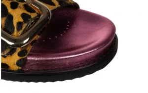 Klapki Mifflin Leopard 602215, Wielokolorowy, Skóra naturalna | Gioseppo Sale