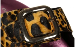 Klapki Mifflin Leopard 602215, Wielokolorowy, Skóra naturalna | Gioseppo Sale