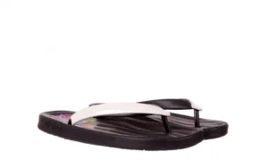 Klapki KISS 026 BLACK NEON, Czarny/ Biały, Guma | Azaleia Outlet