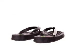 Klapki KISS 026 BLACK NEON, Czarny/ Biały, Guma | Azaleia Outlet