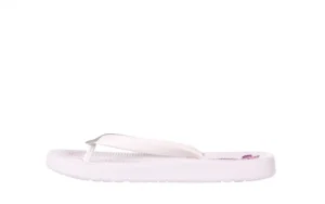 Klapki KISS 026 WHITE, Biały/ Srebro, Guma | Azaleia Hot