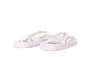 Klapki KISS 026 WHITE, Biały/ Srebro, Guma | Azaleia Hot