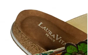 Klapki Brcyano 16 Jaune 202028, Wielokolorowy, Skóra naturalna | Laura Vita Discount