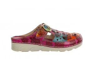 Klapki Dorry 08 Fushia 202040, Różowy, Skóra naturalna | Laura Vita Best