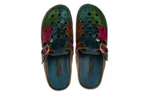 Klapki Dorry 08 Jeans 202031, Granatowy, Skóra naturalna | Laura Vita Best