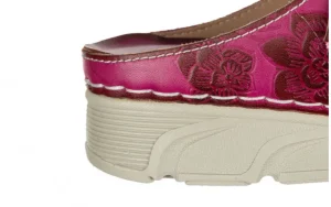 Klapki Dorry 08 Fushia 202040, Różowy, Skóra naturalna | Laura Vita Best