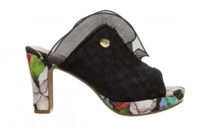 Klapki Hicao 725 Noir 202041, Czarny, Skóra naturalna | Laura Vita Clearance