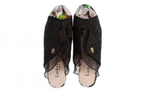 Klapki Hicao 725 Noir 202041, Czarny, Skóra naturalna | Laura Vita Clearance