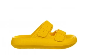 Klapki Nuon 08 Jaune 202003, Żółty, Tworzywo | Laura Vita Online