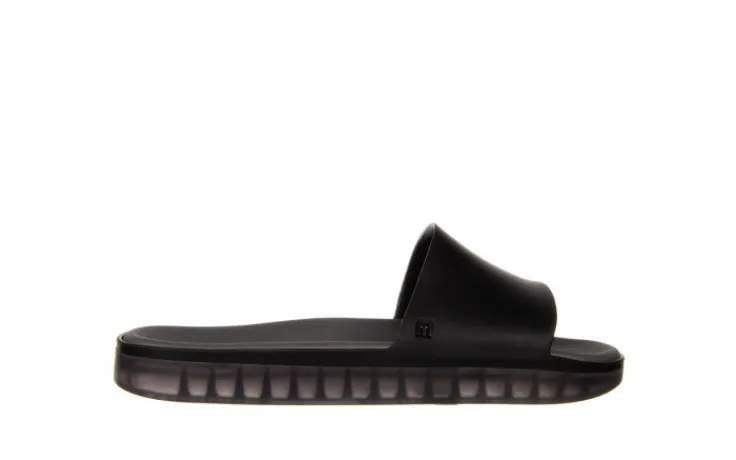 klapki_melissa_beach_slid_0.webp Klapki Beach Slide Next Gen AD Matte Black Smoke 010338, Czarny, Guma | Melissa New
