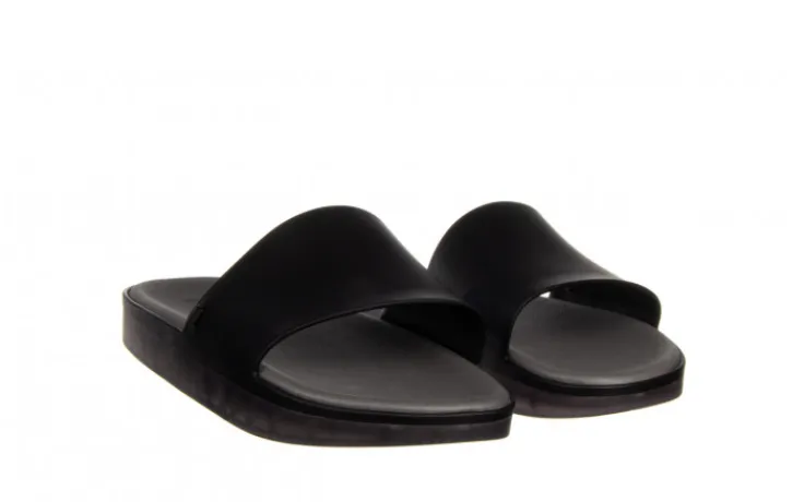 klapki_melissa_beach_slid_1.webp Klapki Beach Slide Next Gen AD Matte Black Smoke 010338, Czarny, Guma | Melissa New