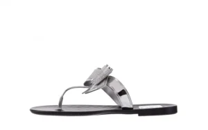 Klapki T&G Fashion 22-118 Black, Czarny/ Srebro, Guma | TG Fashion