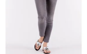 Klapki T&G Fashion 22-118 Black, Czarny/ Srebro, Guma | TG Fashion