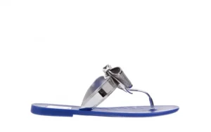 Klapki T&G Fashion 22-116 Dark Blue, Granat/ Srebro, Guma | TG Online