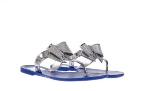 Klapki T&G Fashion 22-116 Dark Blue, Granat/ Srebro, Guma | TG Online