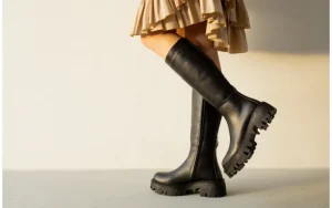 Kozaki -161 188 2290 01 Black 161642, Czarny, Skóra naturalna | Bayla New