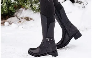 Kozaki -161 077 46540 01 Black 161576, Czarny, Skóra naturalna | Bayla Clearance