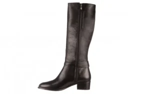 Kozaki -161 077 44596 Black 22 161400, Czarny, Skóra naturalna | Bayla New