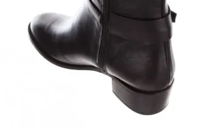 Kozaki -161 077 44596 Black 22 161400, Czarny, Skóra naturalna | Bayla New