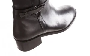 Kozaki -161 077 44596 Black 22 161400, Czarny, Skóra naturalna | Bayla New