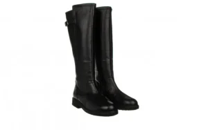 Kozaki -161 077 44570 Black 161566, Czarny, Skóra naturalna | Bayla Sale