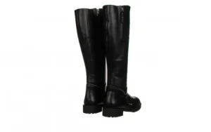 Kozaki -161 077 46519 Black 161574, Czarny, Skóra naturalna | Bayla New