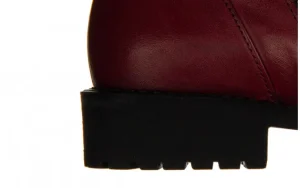 Kozaki -161 077 44556 Bordo 161564, Skóra naturalna | Bayla Discount