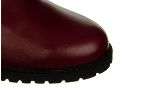Kozaki -161 077 44556 Bordo 161564, Skóra naturalna | Bayla Discount