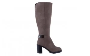 Kozaki -196 950909 844 Kahve Soft 196028, Szary, Skóra naturalna | Bayla Best