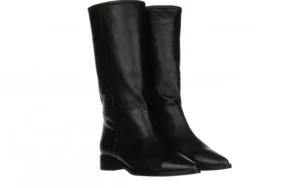 Kozaki -200 145 1047 Siyah Deri 200023, Czarny, Skóra naturalna | Bayla Best