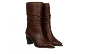 Kozaki -161 077 44579 Taupe 161568, Brązowy, Skóra naturalna | Bayla Outlet