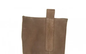 Kozaki -159 4405 008-P Ciemny Beż Welur 159078, Skóra naturalna | Bayla Best