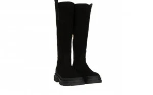 Kozaki -159 4405 003-P Czarny Welur 159077, Skóra naturalna | Bayla Discount