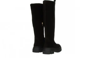 Kozaki -159 4405 003-P Czarny Welur 159077, Skóra naturalna | Bayla Discount