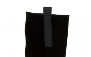 Kozaki -159 4405 003-P Czarny Welur 159077, Skóra naturalna | Bayla Discount