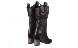 Kozaki -195 20K-7002 Black 195008, Czarny, Skóra naturalna | Bayla Sale