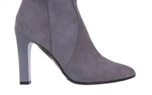 Kozaki -097 W2418-494 Szary 16, Skóra naturalna | Bayla Fashion