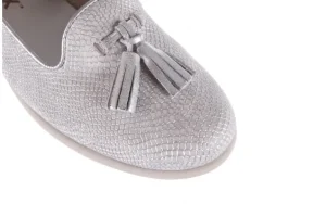 Lordsy MISS TAKE White-Silver, Biały/Srebrny, Skóra naturalna | The Flexx Hot