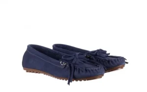 Mokasyny -161 093 388 6005 Granatowy 161042, Skóra naturalna | Bayla New