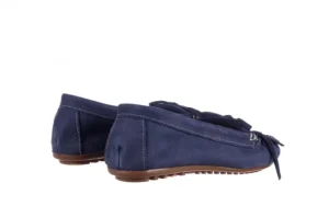 Mokasyny -161 093 388 6005 Granatowy 161042, Skóra naturalna | Bayla New