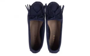Mokasyny -161 093 388 6005 Granatowy 161042, Skóra naturalna | Bayla New