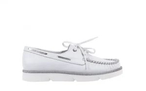 Mokasyny -099 00760 Biały SOV 71, Skóra naturalna | Bayla Fashion
